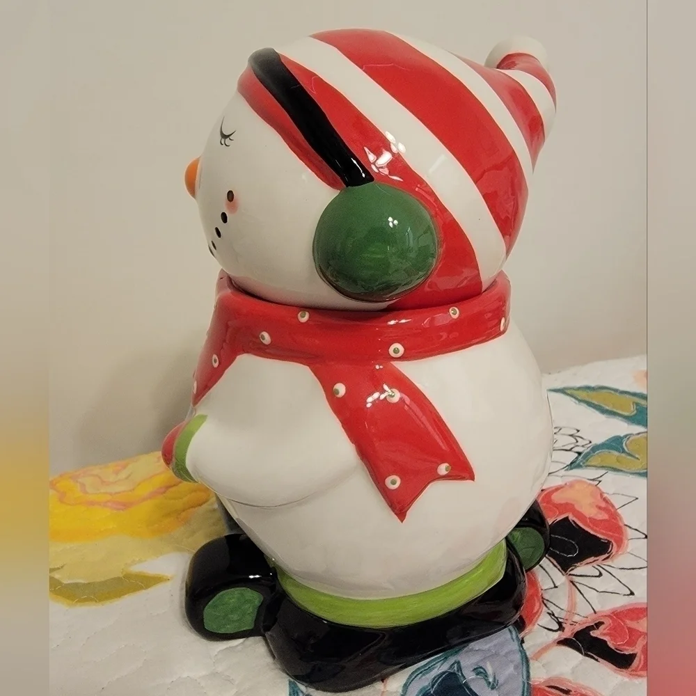 Gibson Home Snowman Cookie Jar